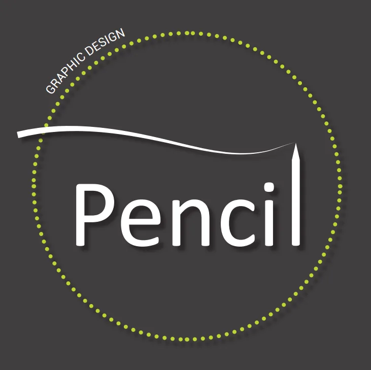 Diseño gráfico Pencil del dossier personal